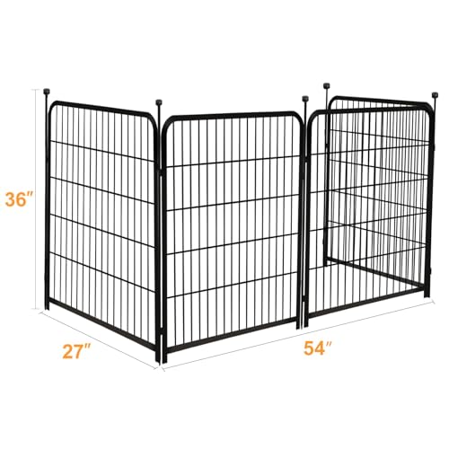 Garden Fencing 36 Inch High (36''(H)-4panels-8.9ft(L) no gate)