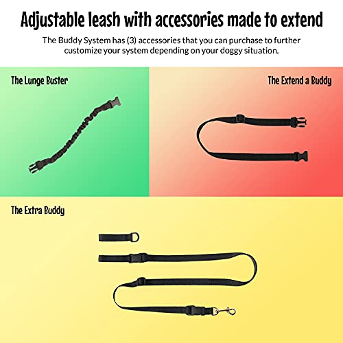 Hands Free Dog Leash (Small Dog System (Large Belt (27"- 50" Waist)) / Black)