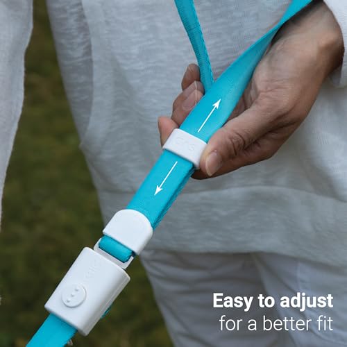 4-in-1 Hands Free Dog Leash, Versatile Crossbody Dog Leash with Easy Release Buckle, Adjustable Waist Fit for Walking, Jogging and Running Your Pet (Sky Blue) (Sky Blue)