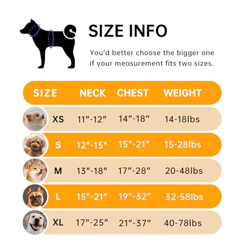 No Pull Dog Harness for Large Dogs (Orange / Large)