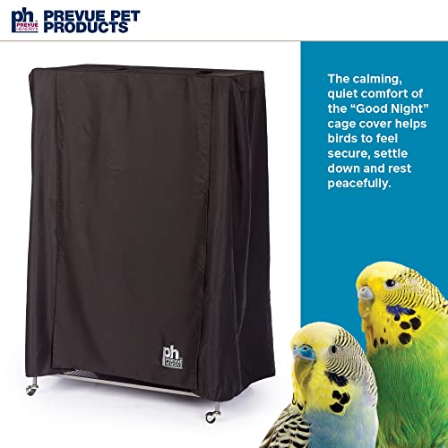 Large Bird Cage Cover (Black / 37x25x48)