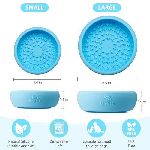 Dog Lick Bowl (Large / Light blue)