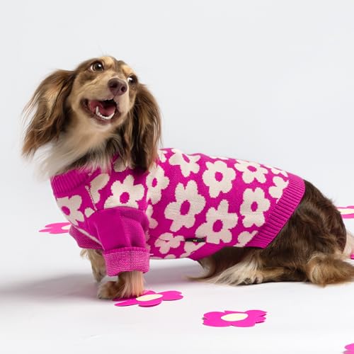 Floral Dog Sweater (Medium / Flower)