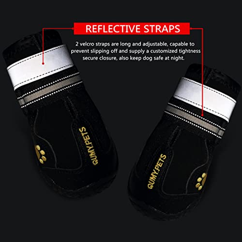 Dog Shoes for Hot Pavement (Size 2: 1.9''x2.4''(W*L) (Pack of 4))