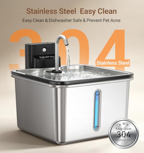 Wireless Cat Water Fountain (Silver)