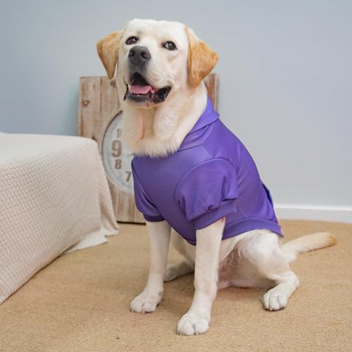 Dog Hoodie for Large Medium Small Dogs (Purple / X-Large)