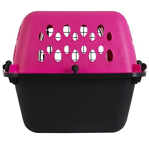 Pet Porter Fashion Dog Kennel 23in (23.0"L x 15.2"W x 11.8"H / pink)