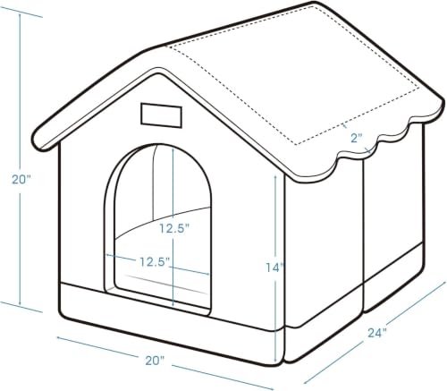 Dog House Indoor (Brown / XL)