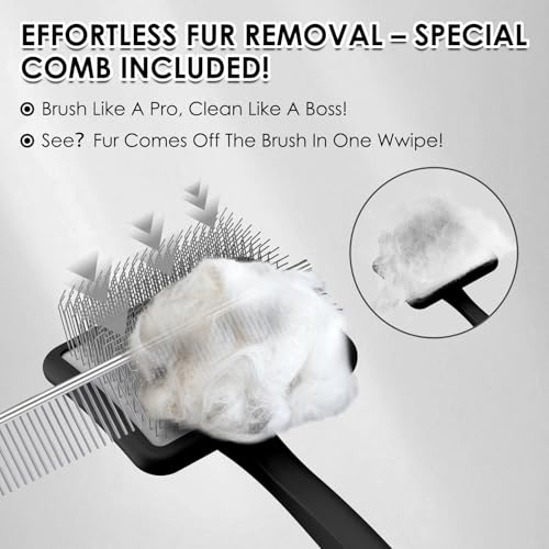 Large Dog 3 in 1 Grooming Kit (Black)
