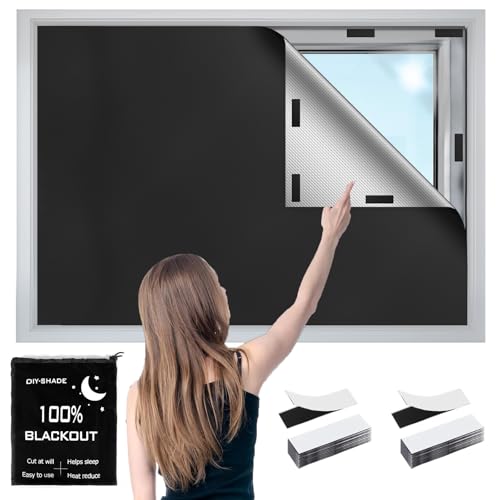 100% Blackout Window Cover (157"W x 57"H)