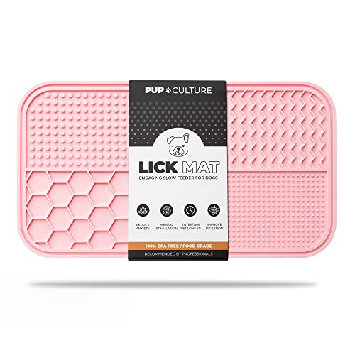 Dog Lick Mat for Dogs (1 Pack / Pink)