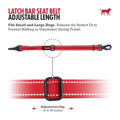 Dog Car Safety Belt (Red)