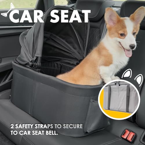 3 in 1 Dog Stroller (Dark Gray / 3 in 1 Small)