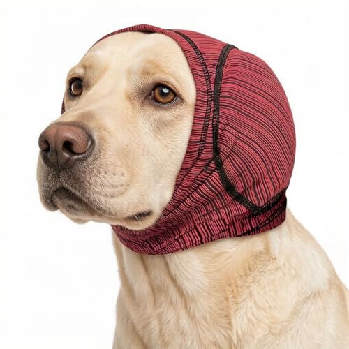 Dog Ear Muffs (Red / X-Large(Head Circle:20"-24"))