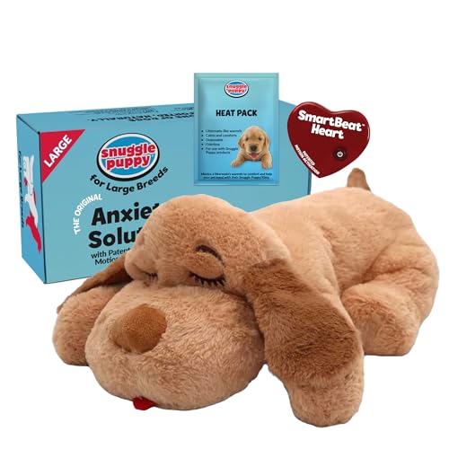 Snuggle Puppy Heartbeat Toy (Large Breed Biscuit / 1 Count (Pack of 1))