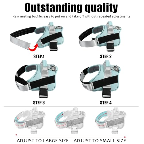 Dog Harness No (XX-Large (Pack of 1) / BabyBlue)