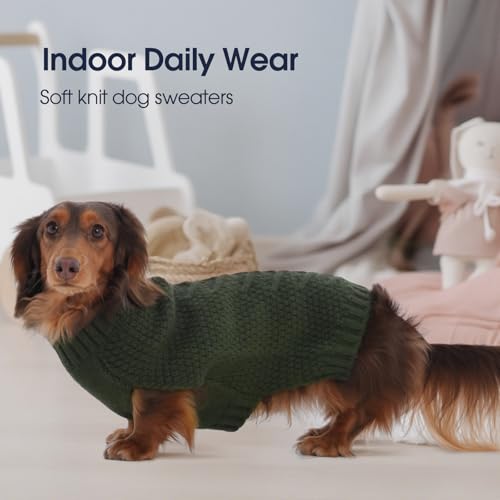 Big Dog Sweater (XXXX-Large(Chest:35.4 in) / Army-Green)