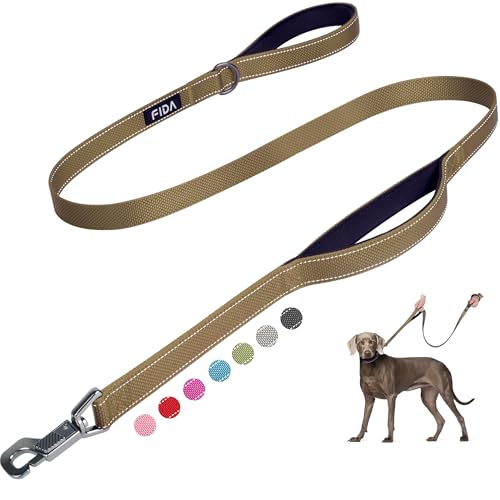 Heavy Duty Dog Leash for Medium Large Dogs (5 Feet (Pack of 1) / Brown)
