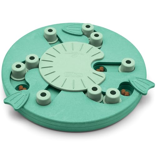 Nina Ottosson Dog Worker Dog Toy Treat Puzzle (Dog Worker (Green) / 1 Count (Pack of 1))