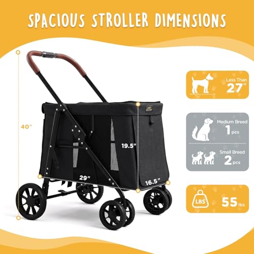 Scout Pet Stroller (Black)