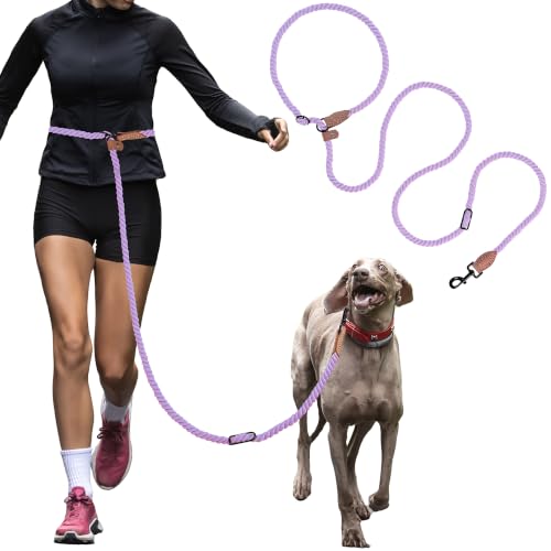 Hands Free Dog Leash (Purple / 7FT Hands Free)