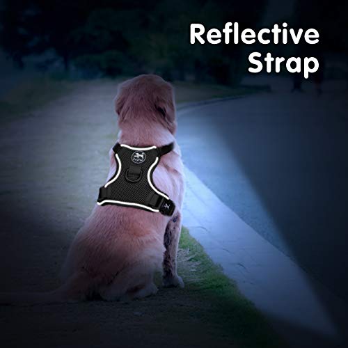 Mesh Dog Harness (S / Black)