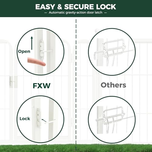 Rollick Dog Playpen (White / 45"H)