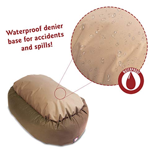 Bagel Calming Dog Bed (Khaki)