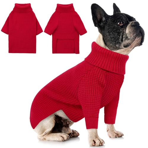 Small Dog Sweater (Red / Small)