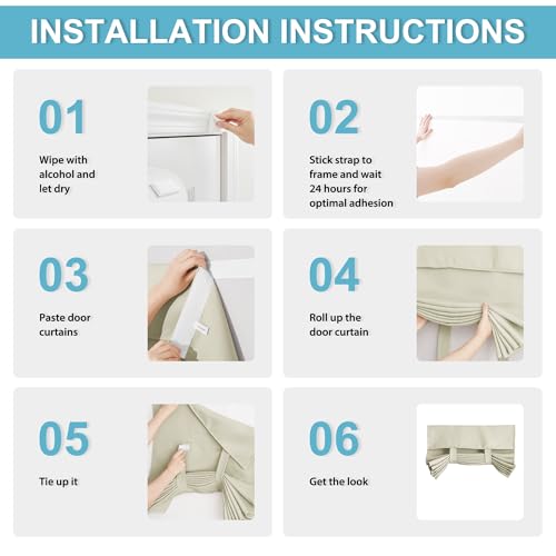 Sidelight Curtains for Front Door (Light Beige / 12"W x 69"L (Pack of 1))