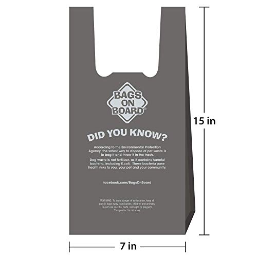 Dog Poop Bags with Easy Tie Handles (200 Count (Pack of 1))