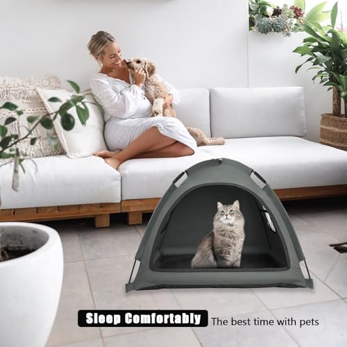 Anti Anxiety Open Pet Tent for Cats & Dogs (Contemporary)