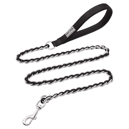 Dog Leash Chew Proof (Black / 4FT(80-150lb))