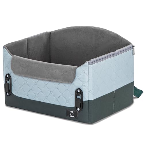 Dog Car Seats for Small Dogs (Dark Green with Pattern / Small)