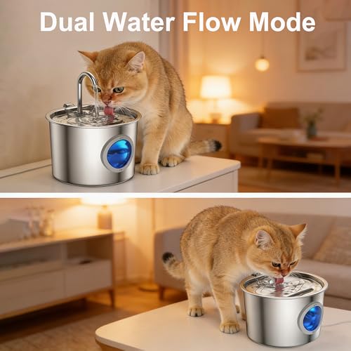 Cat Water Fountain Advanced 304 Stainless Steel 2.2L