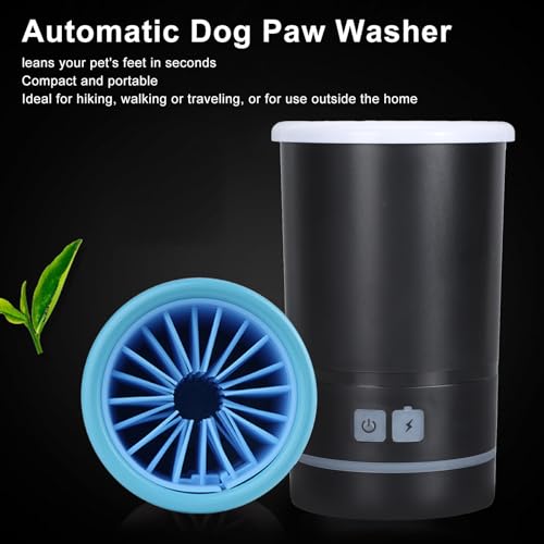 Automatic Dog Cleaner (M / Black White)