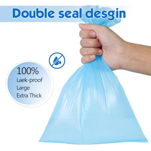 Dog Poop Bags Rolls (Blue / 20 Count (Pack of 57))