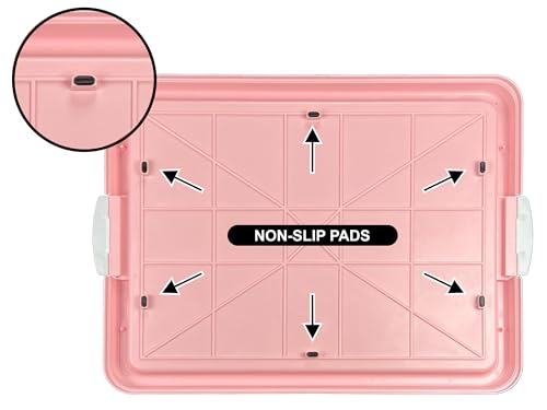 Dog Pee Pad Holder Tray (Pink)