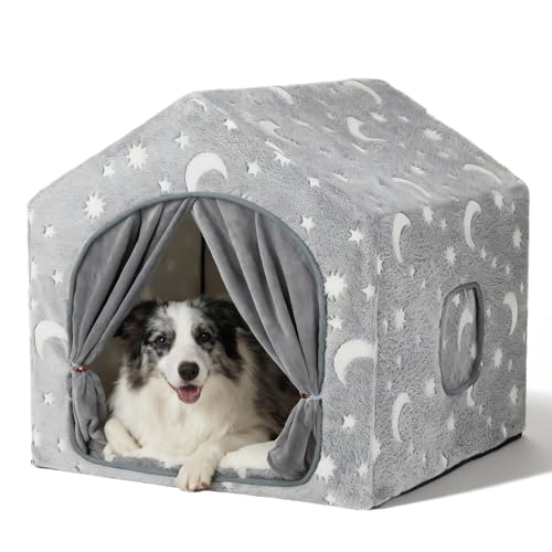 Indoor Dog House (XL (29"×29"×29") / Grey)