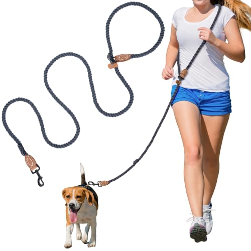 Hands Free Dog Leash (Blue Green / 8FT Hands Free)