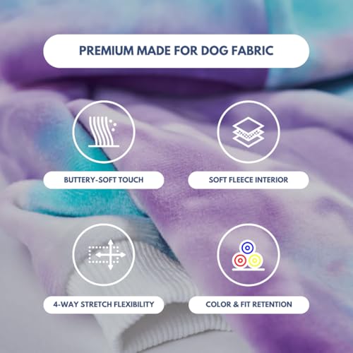 Dog Hoodie Buttery (90s Retro Sky Dye / X-Large)