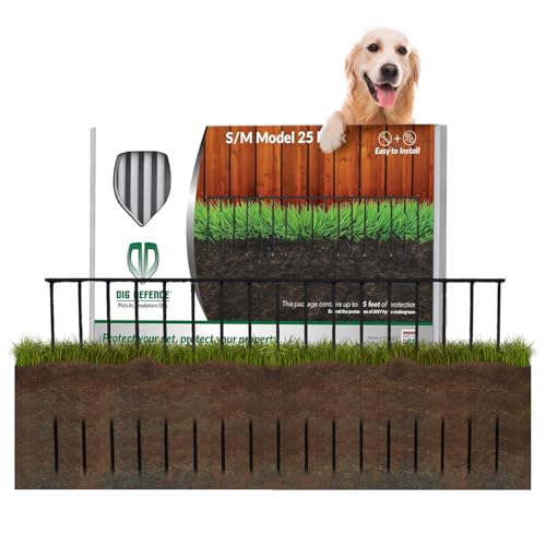 Original Animal Barrier Garden Fence Small (Pack of 25 (Black))
