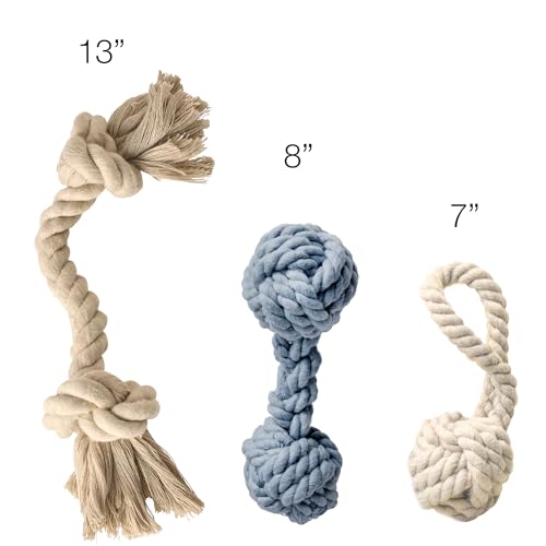 Brady The Rope Tug Toy 3 (Sandy Chic / One Size)
