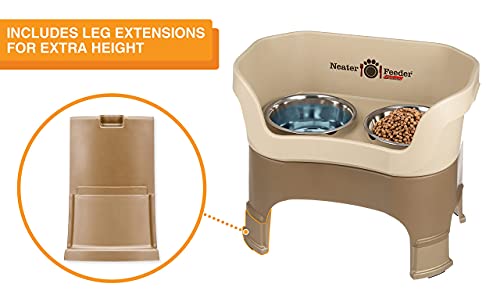 Neater Feeder Deluxe Mess (Large + Standard Bowl / Cappuccino)