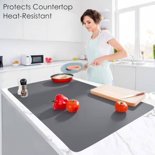 Extra Large Silicone Mat (07-dark Gray / 31.5"Lx16.93"W)