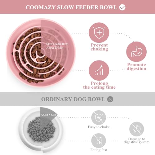 Extra Large Slow Feeder Bowl (Pink / XL)