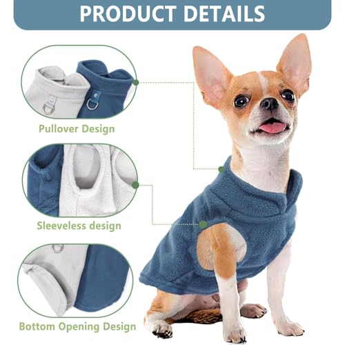 XXXL Dog Sweater (cyan blue,grey / XXX-Large(37-49lbs))