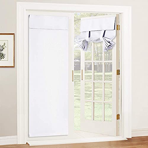 French Door Curtain (Pure White / 26"W x 69"L (Pack of 1))