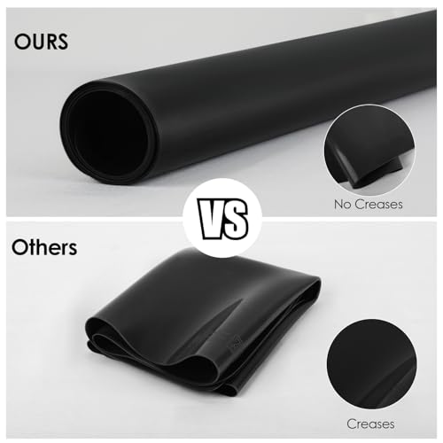 Food Grade Silicone Mats for Kitchen Counter (01-black / 23.6"L x 15.7"W)