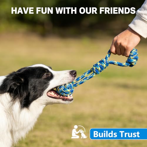 Heavy Duty Cotton Rope Dog Tug Toys for L